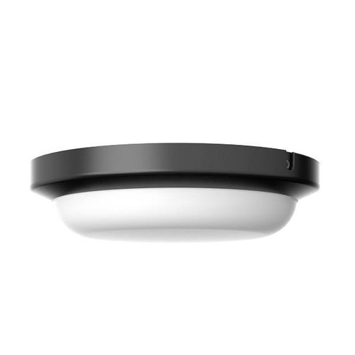 AFX Dean 8 In. LED Outdoor Flush Mount Black, 30/40/50k