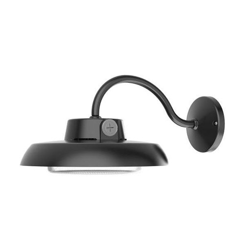 AFX Gilbert 7 In. LED Outdoor Wall Sconce W/ Photocell Black, 30/40/50k