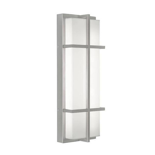 AFX August 20 In. LED Outdoor Sconce Painted Nickel 120-277v, 30/35/40k