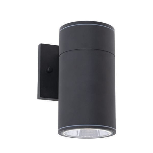 Afx Everly 8" LED Outdoor Sconce, Adjustable Cct, Black