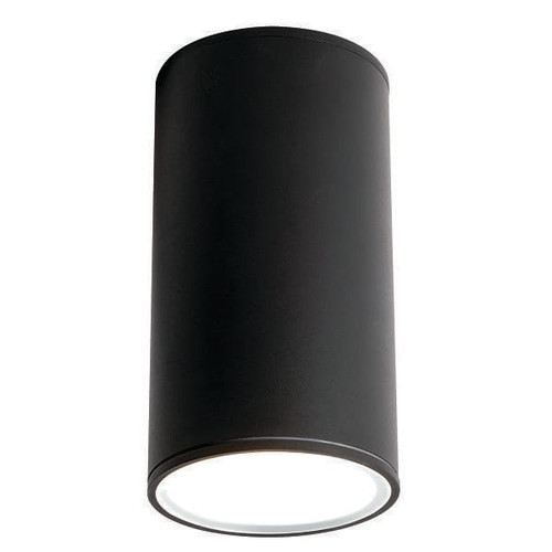 Afx Everly 8" LED Outdoor Ceiling Fixture, Adjustable Cct, Satin Nickel