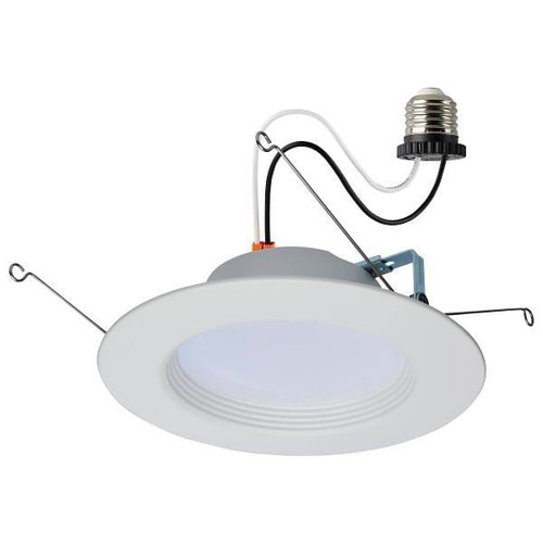 SATCO 5"/6" LED Retrofit Downlight, Selectable Color Temperature, 13.7 Watt