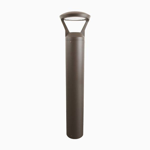 Liteco Walkway LED Bollard, Tunable Color Temp And Lumen Output, Bronze
