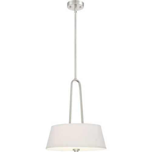 Designers Fountain Studio 15 In. 2-Light Pendant Fixture (Satin Platinum)