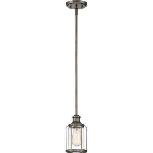 Designers Fountain Anson 5 In. 1-Light Pendant Fixture (Copper Bronze)