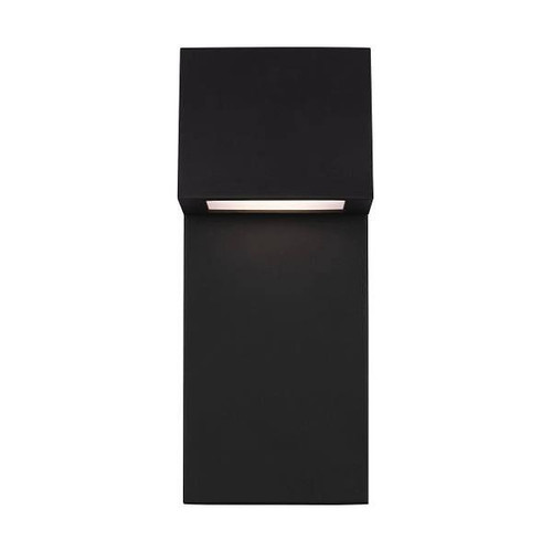 Generation Lighting Rocha 1-Light Black LED Wall Lantern Sconce, Small
