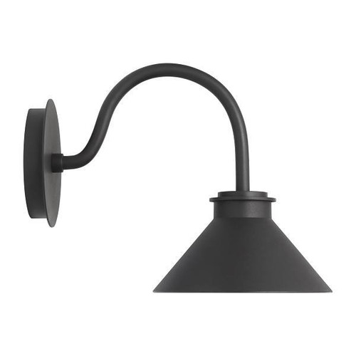 Generation Lighting Modern Barn Light LED Textured Black Wall Lantern