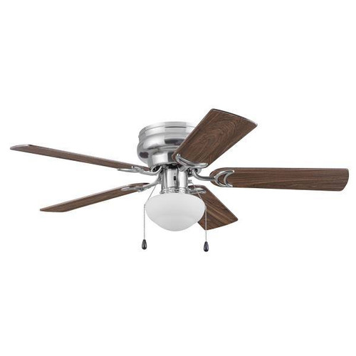 Generic Private Brand Meaford 42" Hugger Ceiling Fan, Brushed Nickel