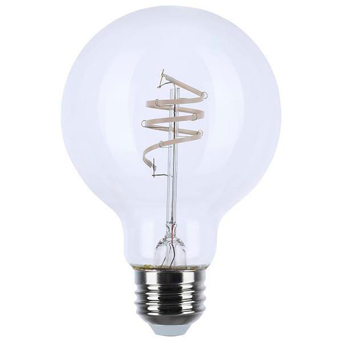SATCO Vintage 6 Watt G25 Led, Flex Gray Coil Filament, E26, 2700k, Case Of 6