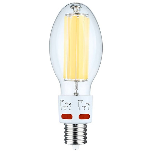 SATCO LED Ed28 HID Replacement, Ex39 Base, 3 Cct, 17/20.5/25 Watts, Clear