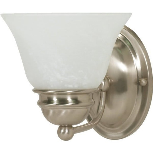 Satco Empire 6.25 In. 1-Light Incandescent Bath Vanity Fixture