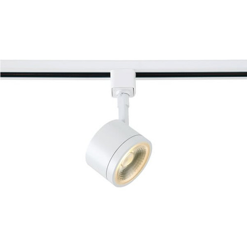 Satco Nuvo White One-Light Led 12w Round Track Head, 36 Deg. Beam