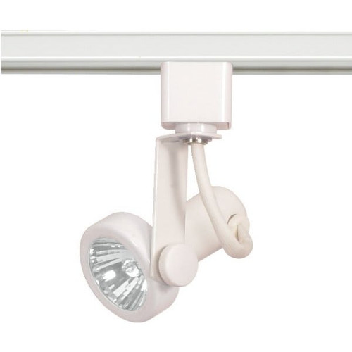 Satco Nuvo White One-Light Mr16 120v Gimbal Ring Track Head