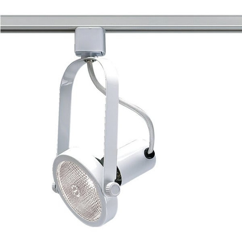 Satco Nuvo White One-Light Par38 Gimbal Ring Track Head
