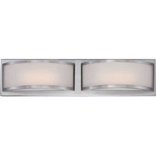 Satco Mercer 20.5 In. 2-Light Led Wall Sconce (Brushed Nickel)
