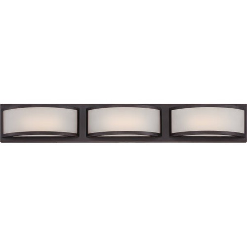 Satco Mercer 28 In. 3-Light Led Wall Sconce (Georgetown Bronze)