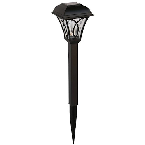 Sylvania 14" Solar Path Light, 3000k Black
