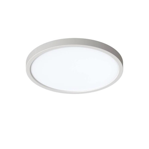 Seasons Edge 8-Inch Round 15w Dimmable Integrated LED Flush Mount Light With 5 CCT Selectable In Brushed Nickel