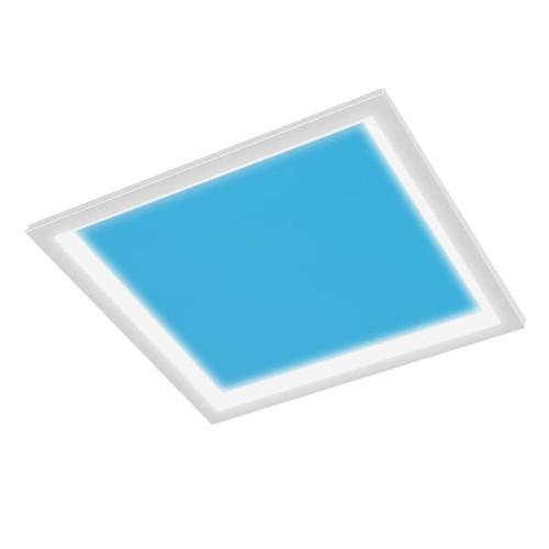FEIT Vista 2'X2' Troffer Skylight Drop Ceiling LED Fixture, White, Package Of 2