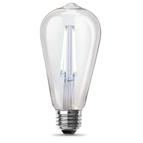 FEIT Electric St19 8.8 Watt Filament Vintage Led, E26, 5000k, Clear Package Of 8