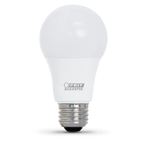 FEIT Electric 12.2 Watt A19 Led, Dimmable, E26 Base, 3000k, White, Package Of 12