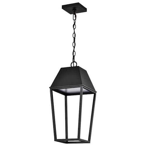 SATCO Colt 10" LED Hanging Pendant, 3000k, 10 Watts, Matte Black