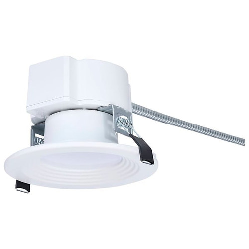 SATCO 4" LED Commercial Downlight, Adjustable CCT / Watt, Dual Dimming, White