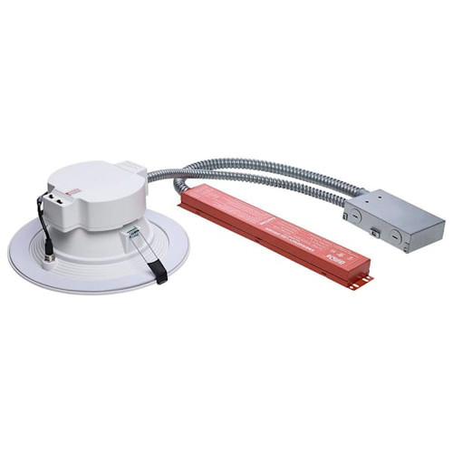 SATCO 8" LED Commercial Downlight, Select Cct/Watt, Integrated Emergency Driver