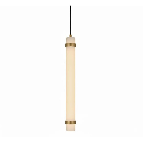 Afx Miami 24" LED Pendant Light Antique Brass 120-277v 27/30/35/40/50k