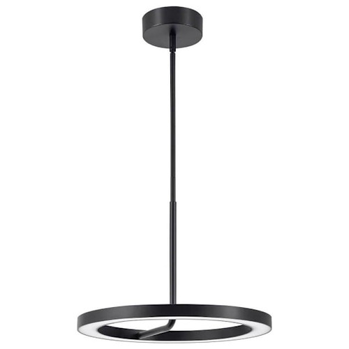 Afx One 18" LED Pendant Black 120-277v 27/30/35/40/50k