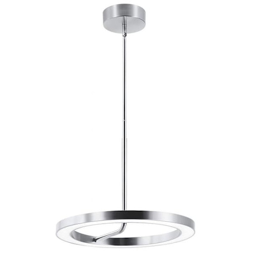 Afx One 18" LED Pendant Polished Chrome 120-277v 27/30/35/40/50k