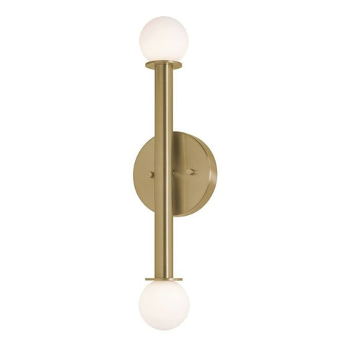 Afx Lane 20" LED Sconce Light Antique Brass 120-277v 27/30/35/40/50k
