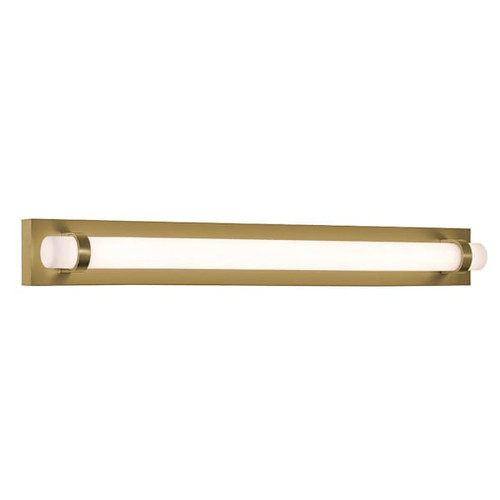 Afx Miami 36" LED Vanity Light Antique Brass 120-277v 27/30/35/40/50k