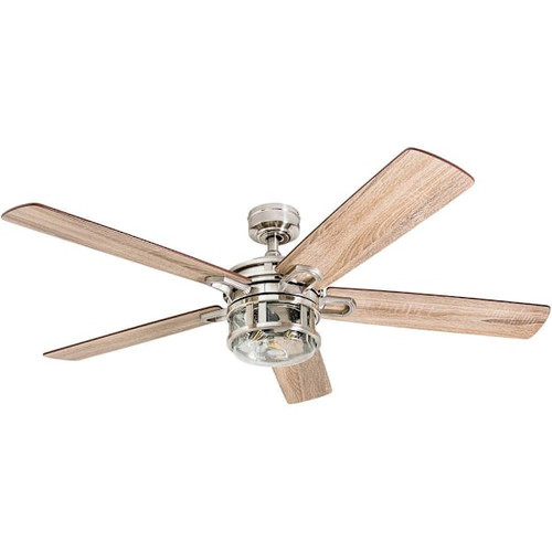 Honeywell Bonterra 52 Inch Brushed Nickel Ceiling Fan