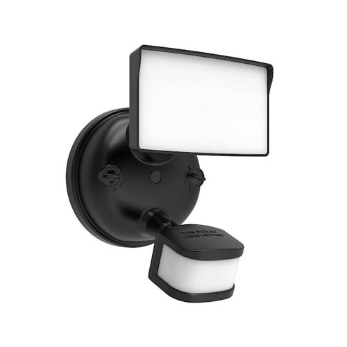 Cooper Lighting Next Gen 180 Black Motion Sensing Wired Outdoor 1-Head LED