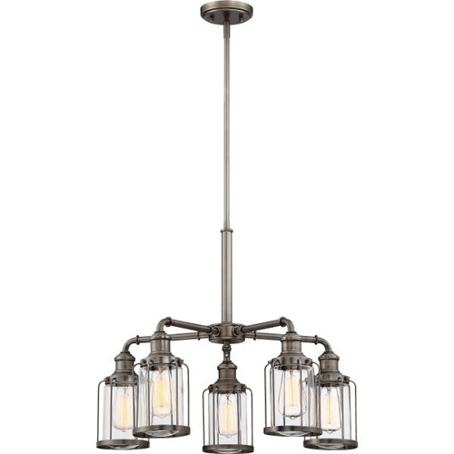 Designers Fountain Anson 5-Light Indoor Chandelier (Glass)
