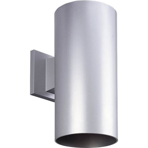 Progress Lighting Led Cylinder One-Light Metallic Gray Wall Fixture