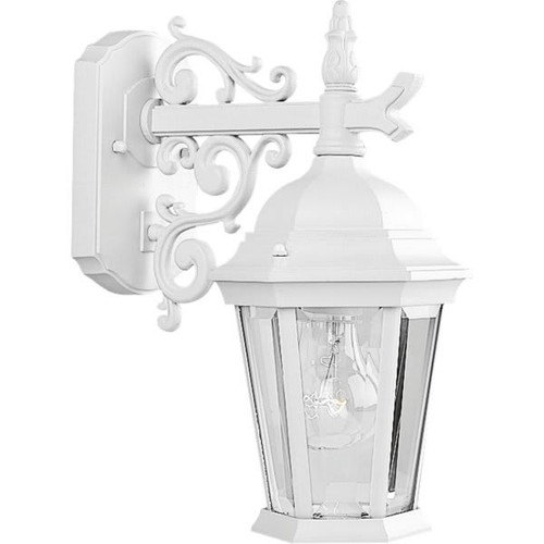 Progress Lighting Welbourne 6.25 X 13.06 In. 1-Light Outdoor Lantern (Textured White)