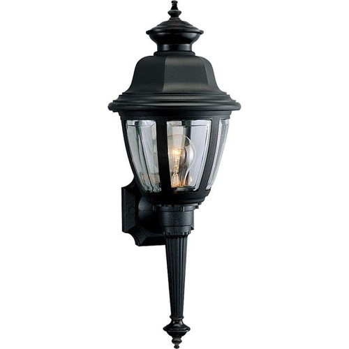 Progress Lighting Non-Metallic 8 X 21 In. 1-Light Outdoor Lantern (Black)