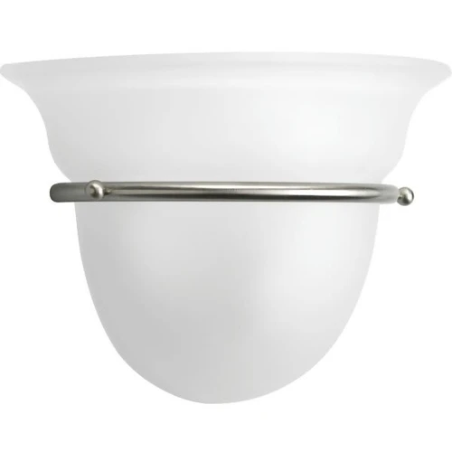 Progress Lighting Torino 9.5 In. 1-Light Incandescent Wall Sconce (Brushed Nickel)
