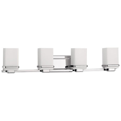 Progress Lighting Metric 31 In. 4-Light Incandescent Bath Vanity Fixture
