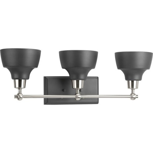 Progress Lighting Bramlett 24.25 In. 3-Light Incandescent Bath Vanity Fixture