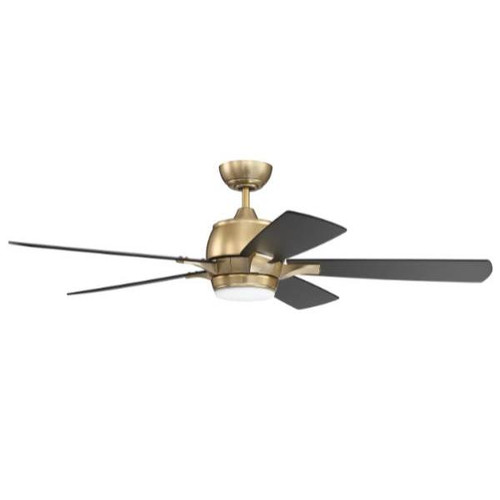 Craftmade Stellar 52 In. 5-Blade Led Ceiling Fan W/ Light (Brown)