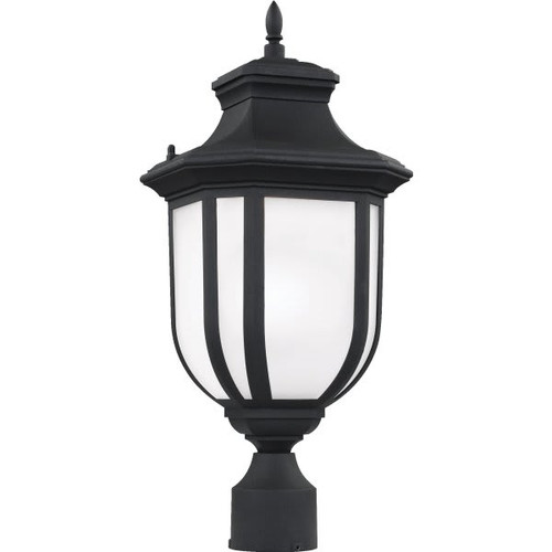 Generation Lighting One Light Black Led Outdoor Post Lantern