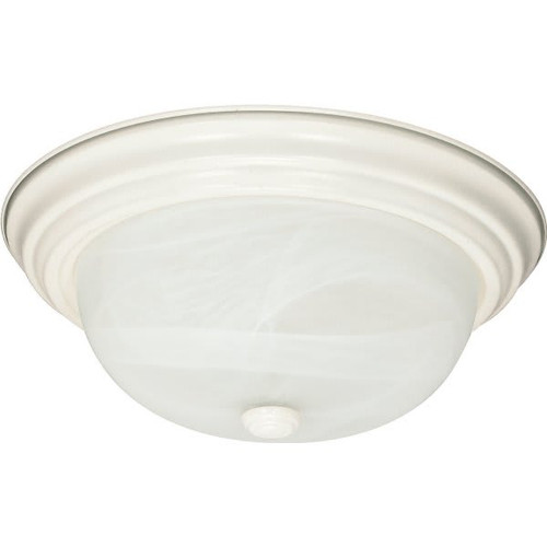 Satco 2-Light Incandescent Flush Mount Light