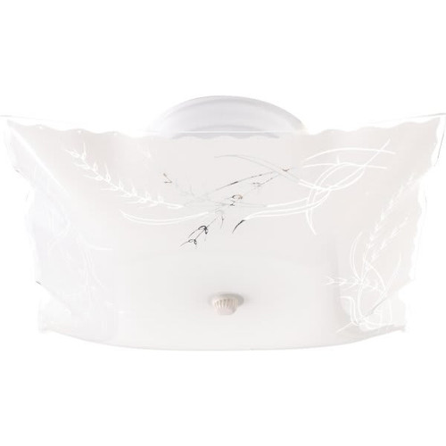 Satco Sf76/270 11.7 In. Incandescent Semi-Flush Mount Light