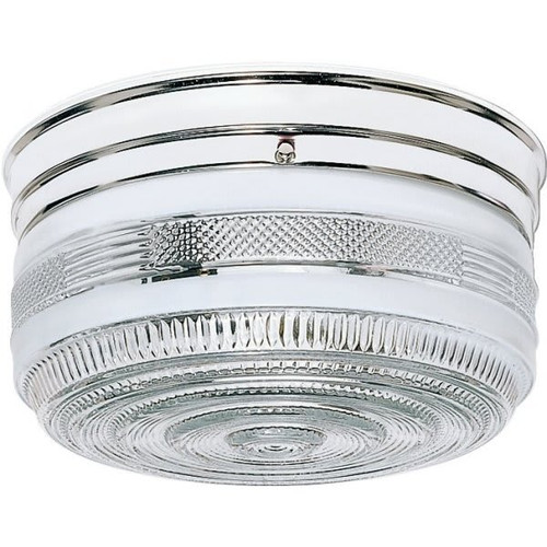Satco Sf77/102 2-Light Incandescent Flush Mount Light