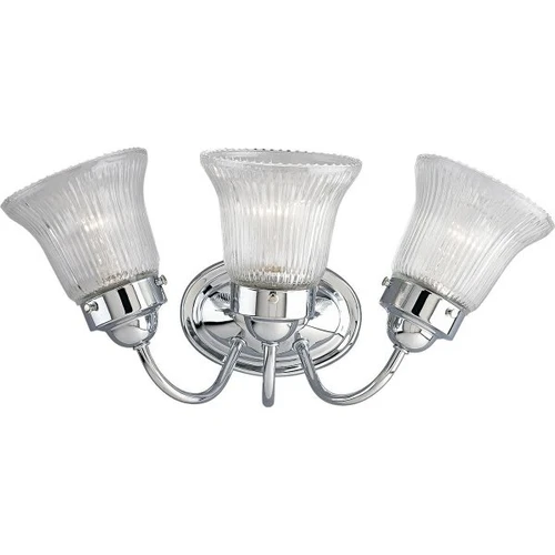 Progress Lighting 16.25 In. 3-Light Incandescent Bath Vanity Fixture