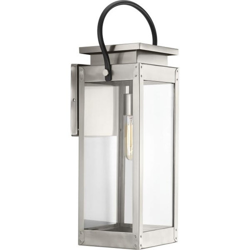 Progress Lighting Led Union Square Stainless Steel One-Light Large Wall Lantern