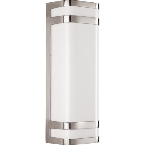 Progress Lighting Led Valera Brushed Nickel Two-Light Wall Lantern
